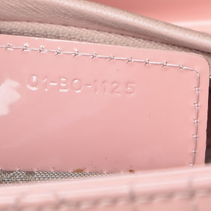 Christian Dior Patent Cannage Medium Lady Dior Rose Clair 8 of 16