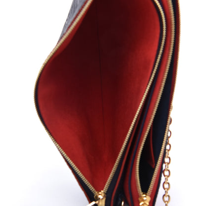 Louis Vuitton Empreinte Double Zip Pochette Marine Rouge 5 of 11