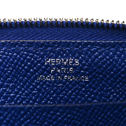 Hermes Epsom Azap Wallet Bleu Electrique 6 of 8