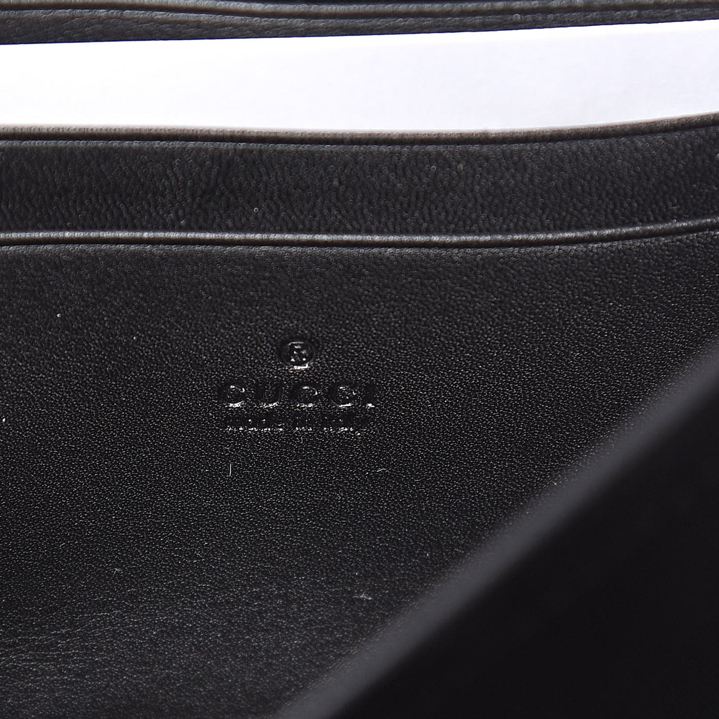 Velvet Matelasse GG Marmont Chain Wallet Black
