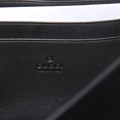 Gucci Velvet Matelasse GG Marmont Chain Wallet Black 7 of 8
