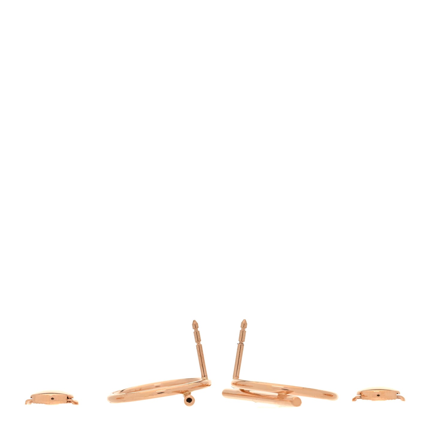 18K Rose Gold MM Echappee Earrings