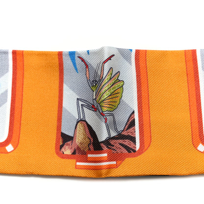 Hermes Silk Hermes Story Twilly Mangue Gris Multicolor 5 of 6