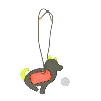 Louis Vuitton Monogram Titanium Dog Name Tag 2 of 4