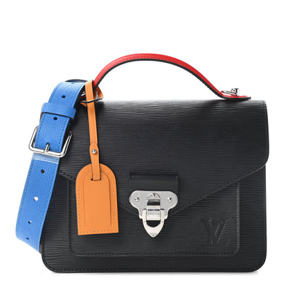 Louis Vuitton Epi Neo Monceau Black Coquelicot Blue Roi Safran 1 of 8