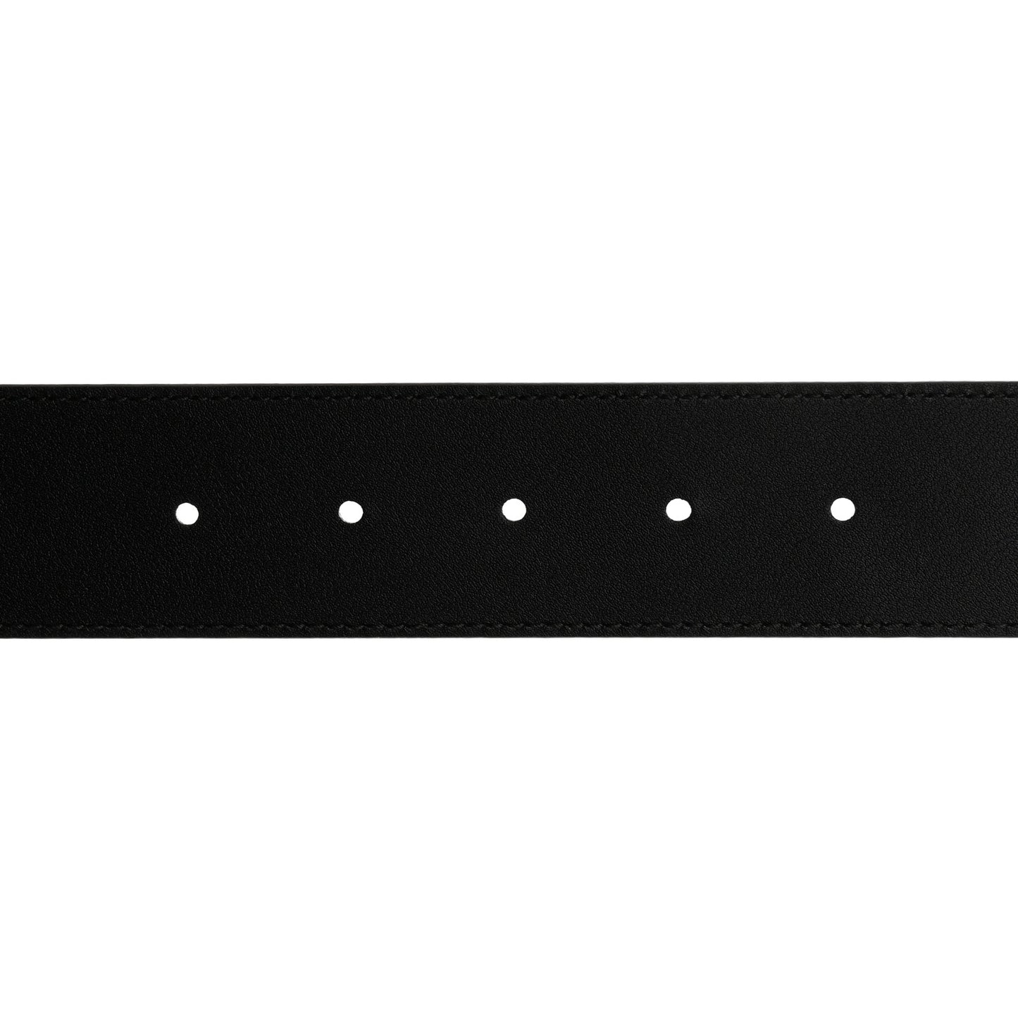 Plutone Calfskin Double G 40mm Belt 75 30 Black