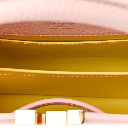 Louis Vuitton Taurillon Flower Chain Mini Capucines Pink 5 of 10