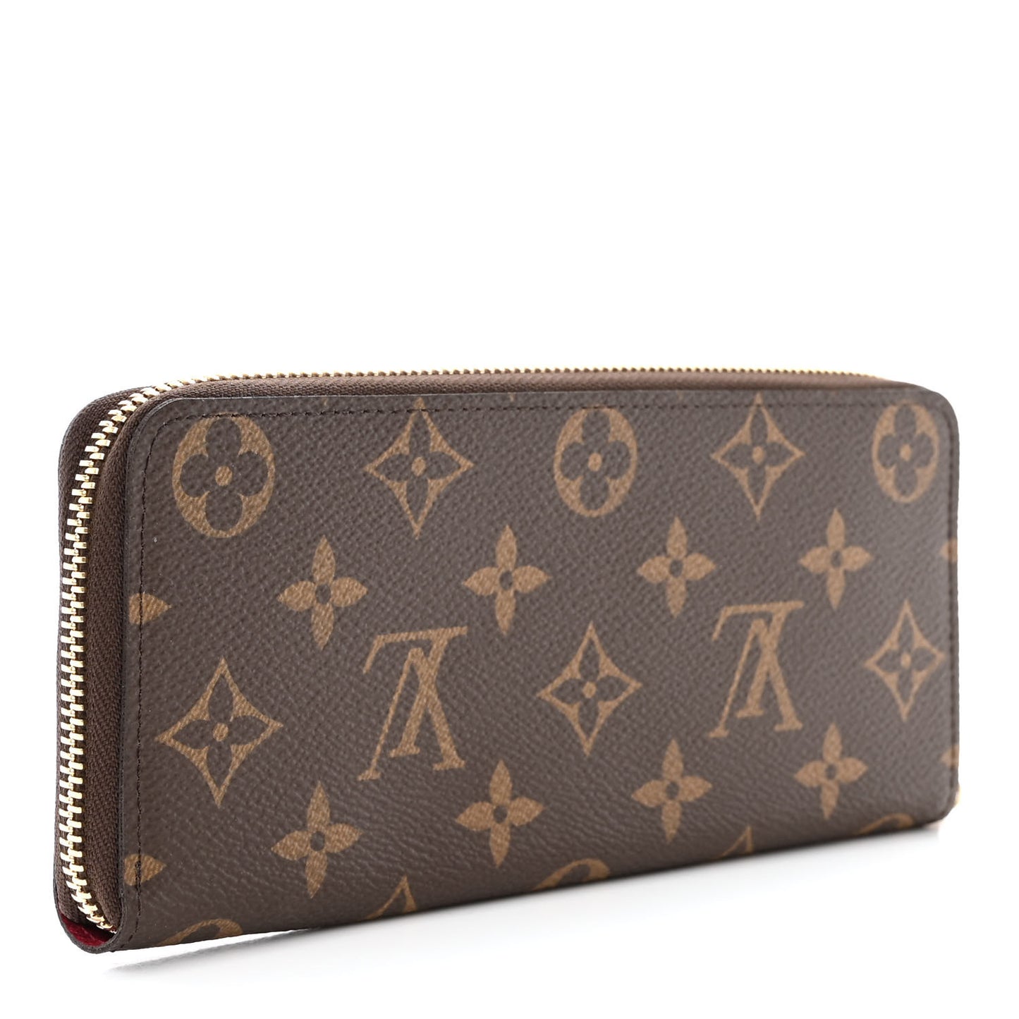 LOUIS VUITTON Monogram Clemence Wallet Fuchsia