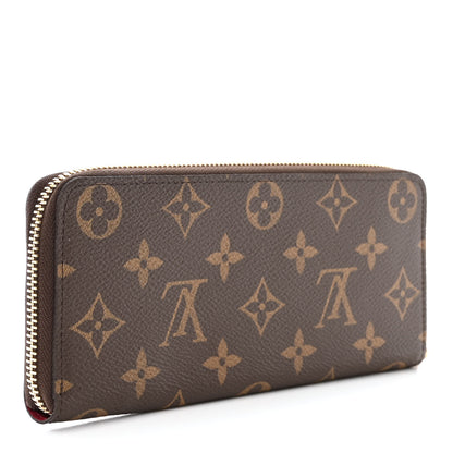 Louis Vuitton LOUIS VUITTON Monogram Clemence Wallet Fuchsia 3 of 8