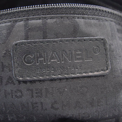Chanel Lambskin Lax East West Shoulder Bag Black 8 of 9