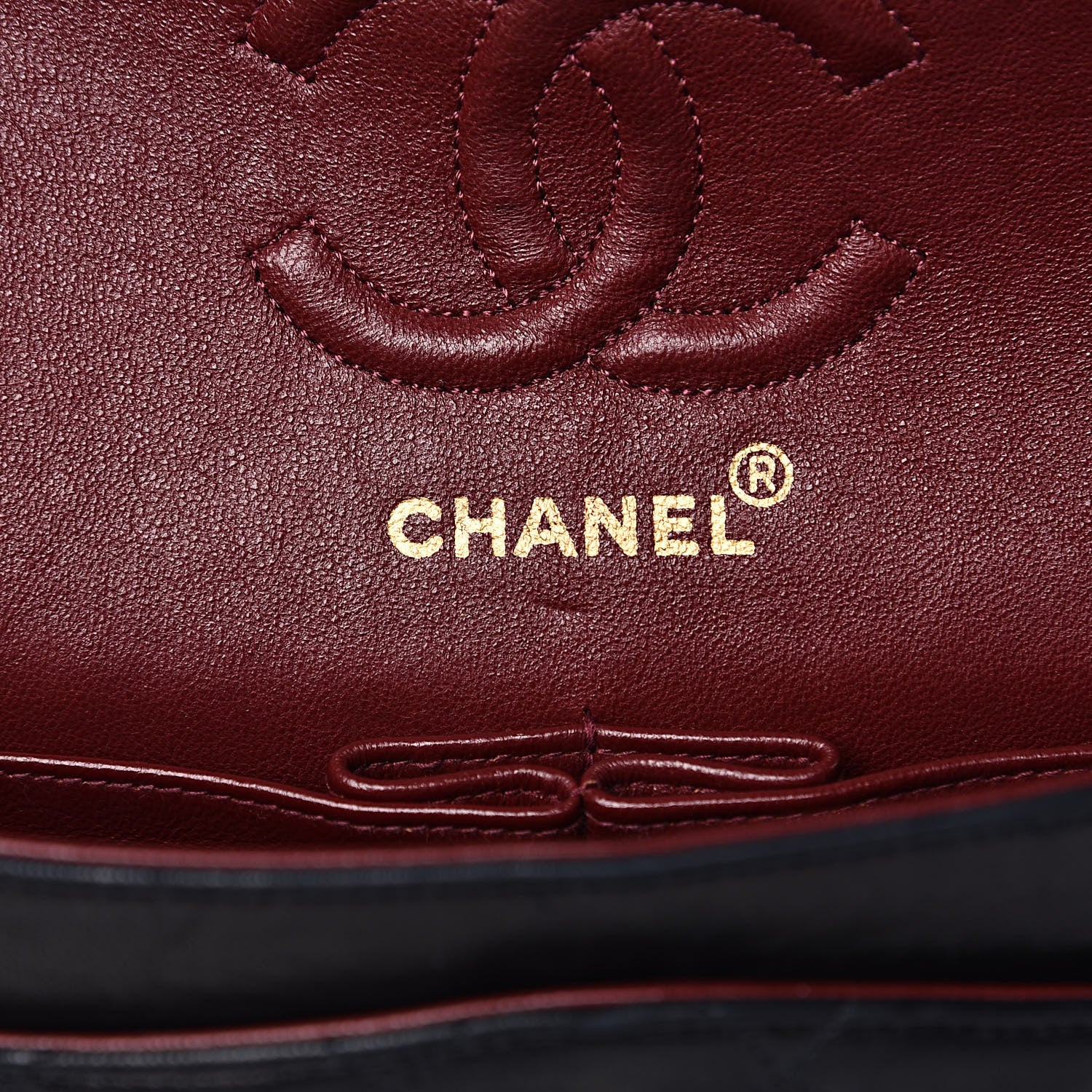 Chanel Lambskin Quilted Small Double Flap Black 6 of 13