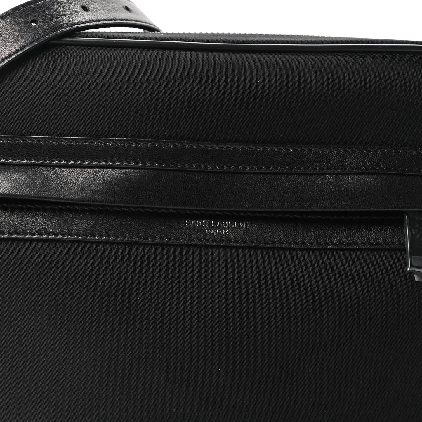 Lambskin Nylon Camp Camera Bag Black
