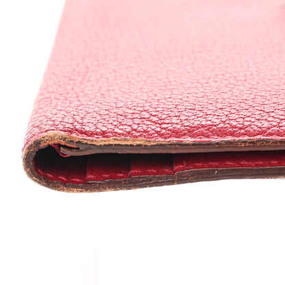 Hermes Chevre Mysore Bearn Gusset Wallet Rouge Vif 9 of 10
