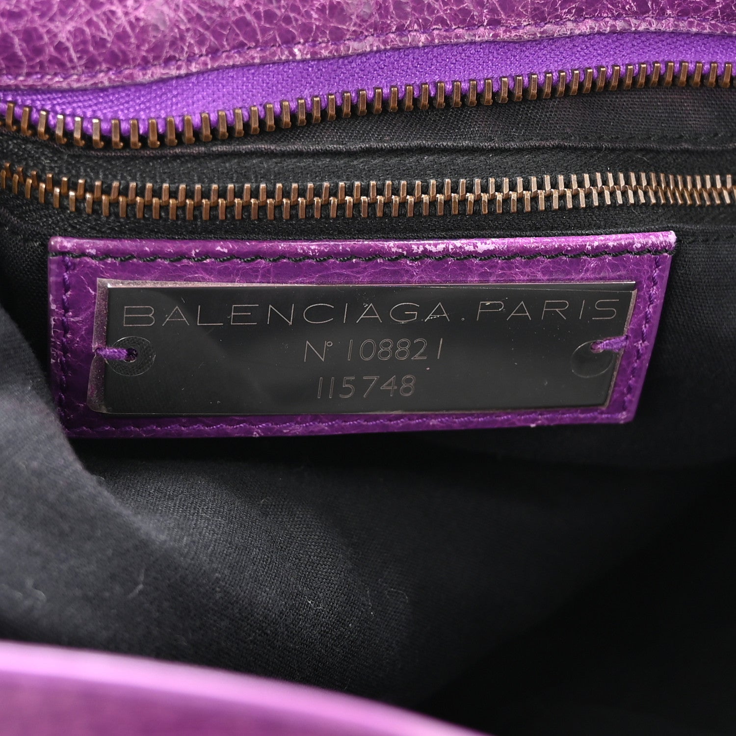 Balenciaga Agneau Classic Hardware City Ultraviolet 7 of 11