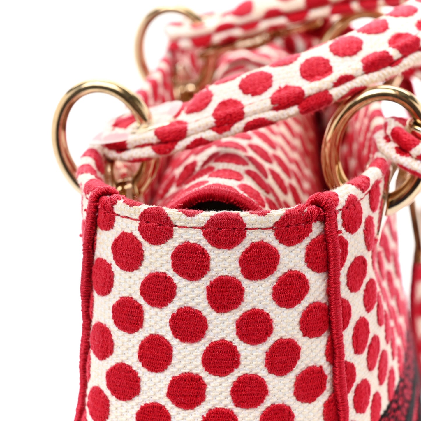 Canvas Medium DiorAmour Dots Lady D-Lite Red