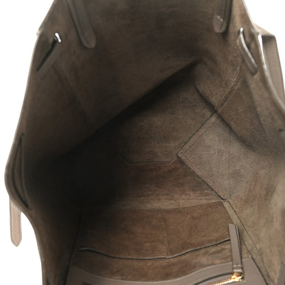 Celine Soft Grained Calfskin Small Belt Cabas Phantom Taupe 5 of 10