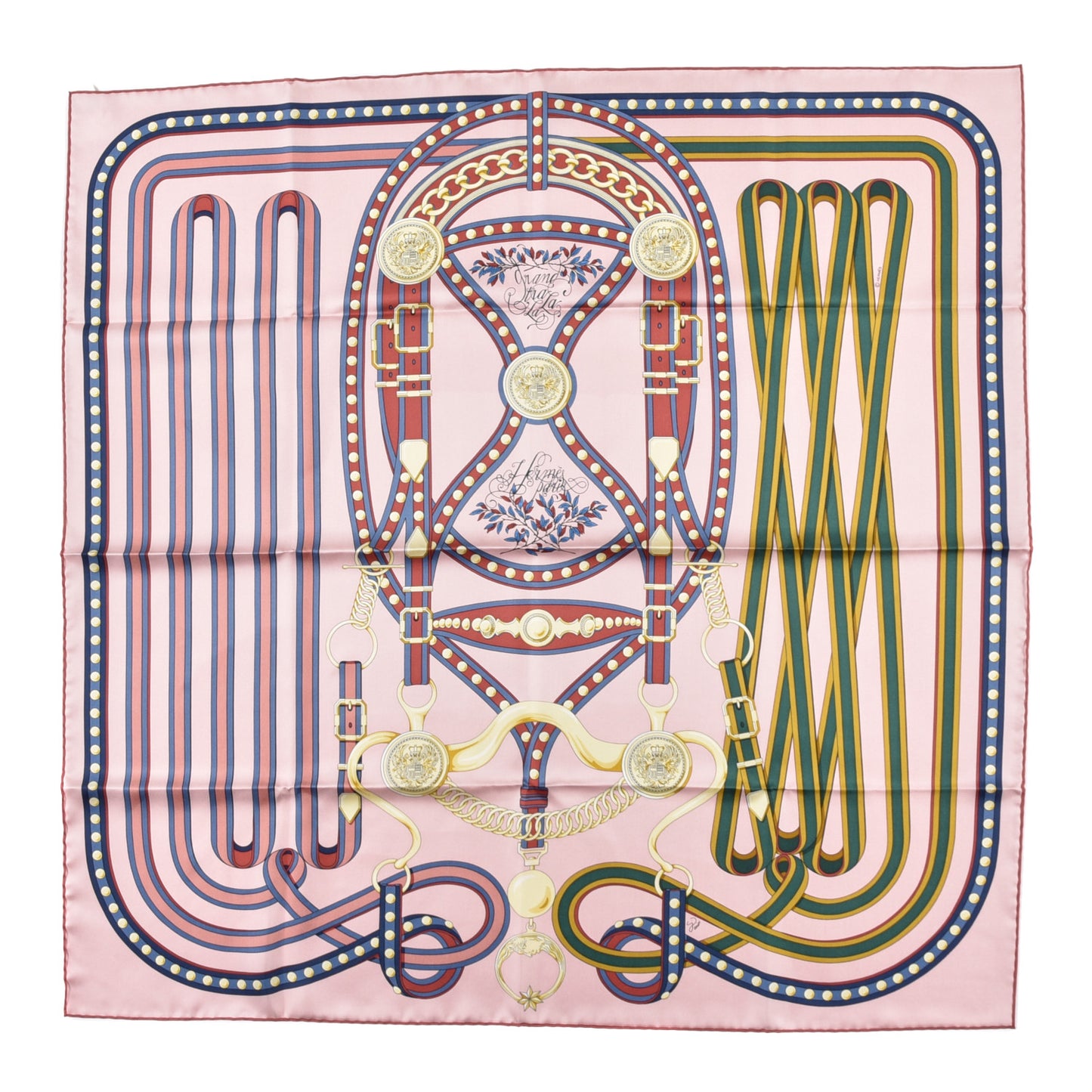Silk Twill Grand Tralala 90 Rose Poudre Vert