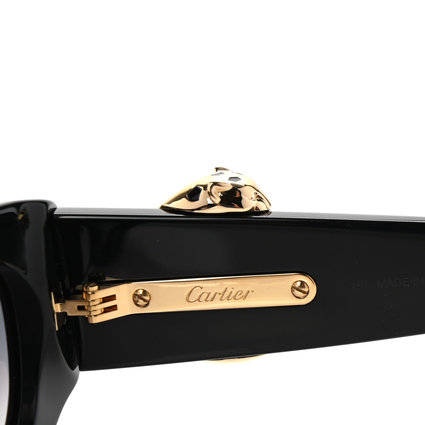 Acetate Panthere C-Logo Sunglasses CT0472S Black