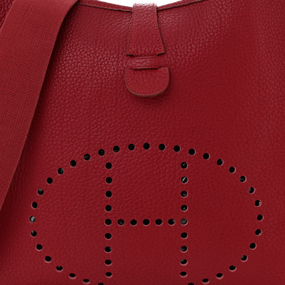 Hermes Togo Evelyne GM Rouge 8 of 10