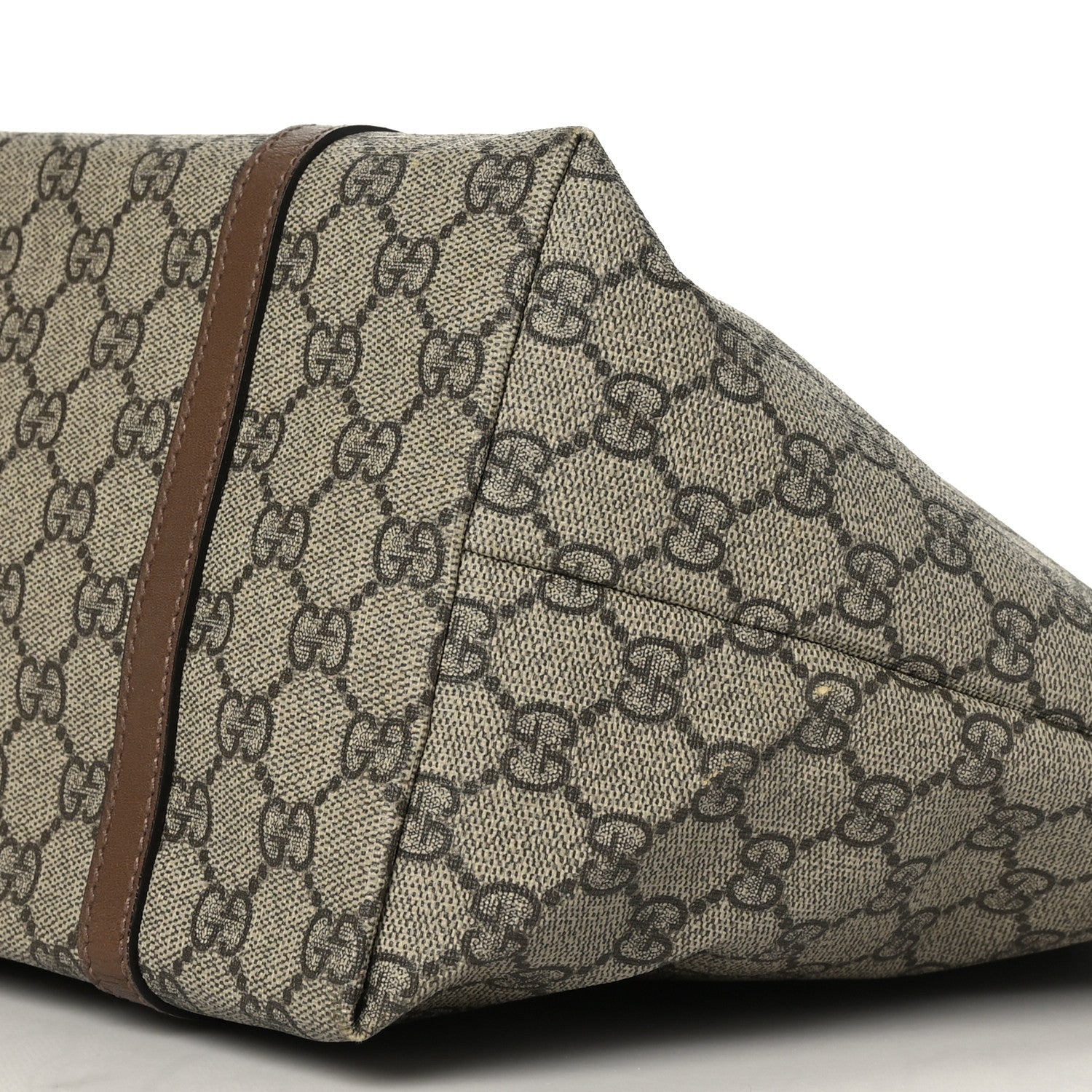Gucci GG Supreme Monogram Medium Nice Tote Brown 9 of 9