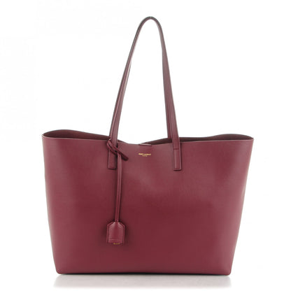Saint Laurent Calfskin Large Shopping Tote Bordeaux 1 of 8