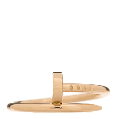Cartier 18K Pink Gold Small Juste Un Clou Ring 51 5.75 1 of 6