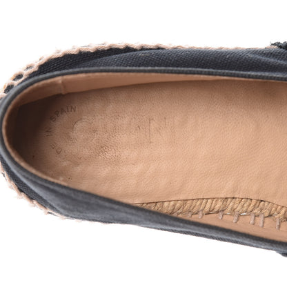 Chanel Canvas CC Espadrilles 38 Black 8 of 17