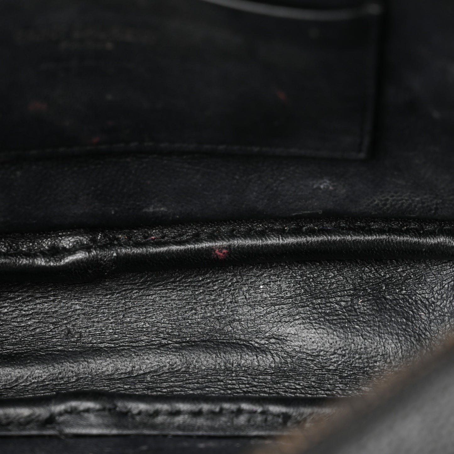 Grain De Poudre Matelasse Monochrome Monogram Mini Lou Camera Bag Black