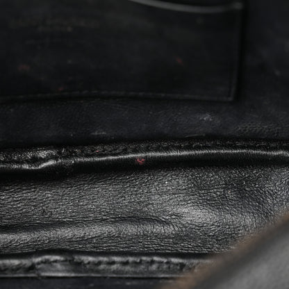 Saint Laurent Grain De Poudre Matelasse Monochrome Monogram Mini Lou Camera Bag Black 10 of 11