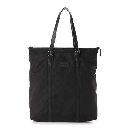 Gucci Nylon Monogram Medium Vertical Tote Black 1 of 12