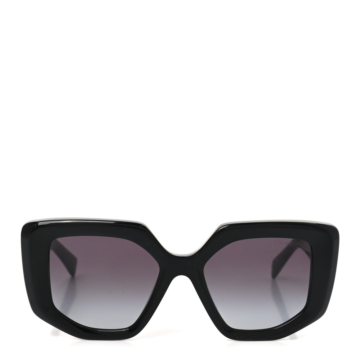 Prada Acetate Symbole Sunglasses SPR 14Z Black 2 of 6
