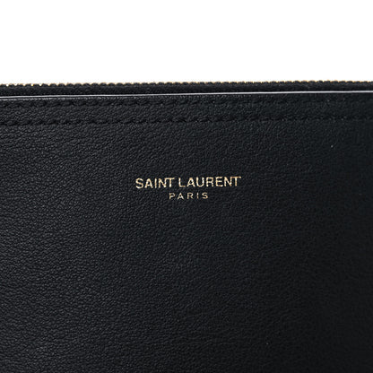 Saint Laurent Calfskin Large Shopping Tote Black 7 of 18