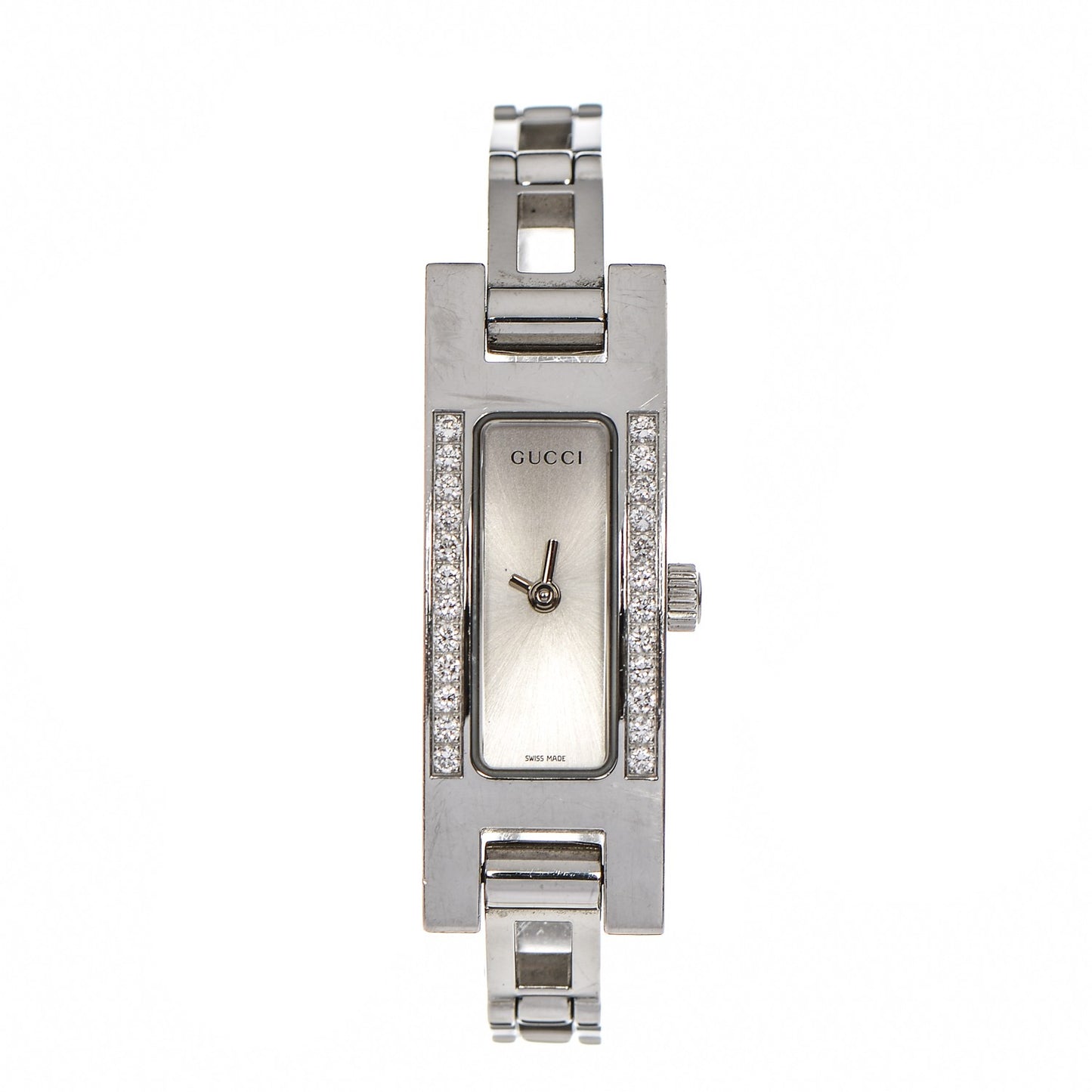 Stainless Steel Diamond 14mm G-Frame Quartz Watch