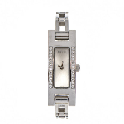 Gucci Stainless Steel Diamond 14mm G-Frame Quartz Watch 1 of 9
