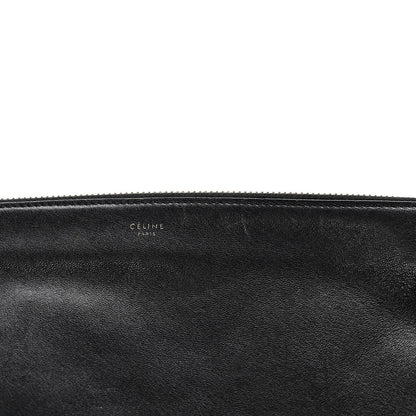 Celine Lambskin Large Trio Crossbody Bag Black 9 of 11