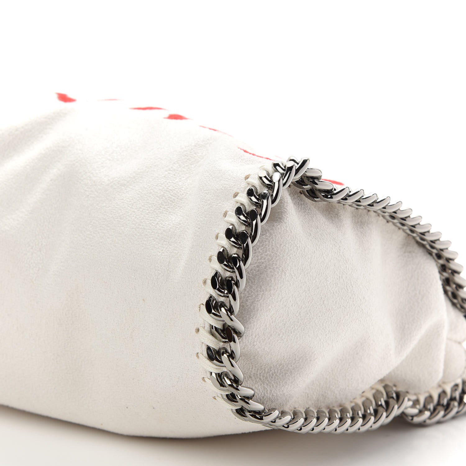 Stella McCartney Shaggy Deer Embroidered Ed Curtis Falabella Mini Tote Chalk 11 of 11