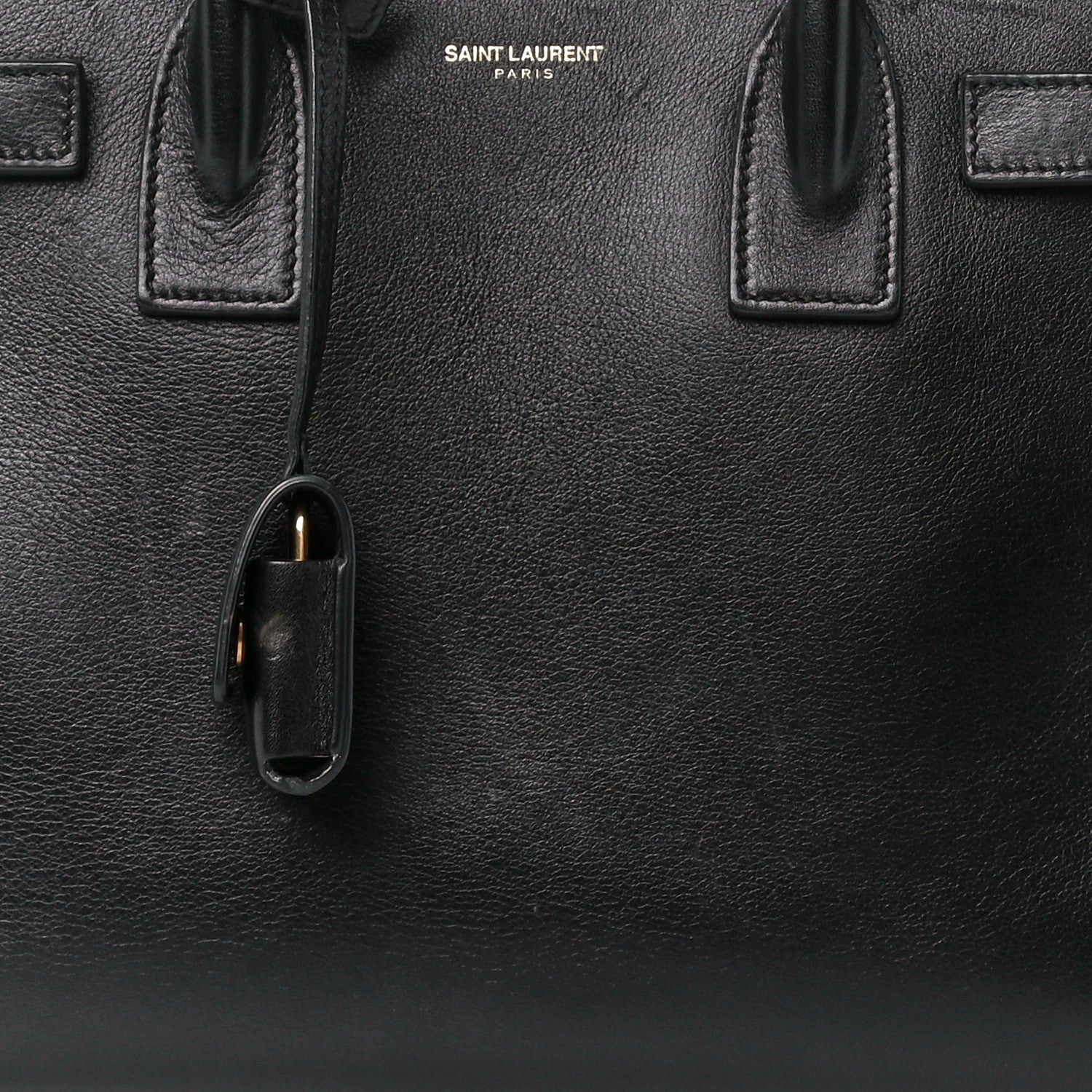 Saint Laurent Calfskin Baby Sac De Jour Black 10 of 14
