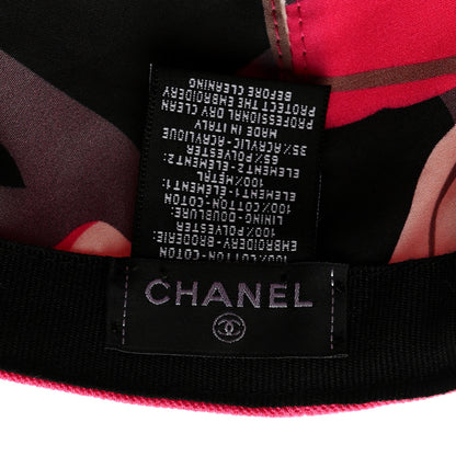 Chanel Cotton CC Cap Hat Fuchsia 8 of 8