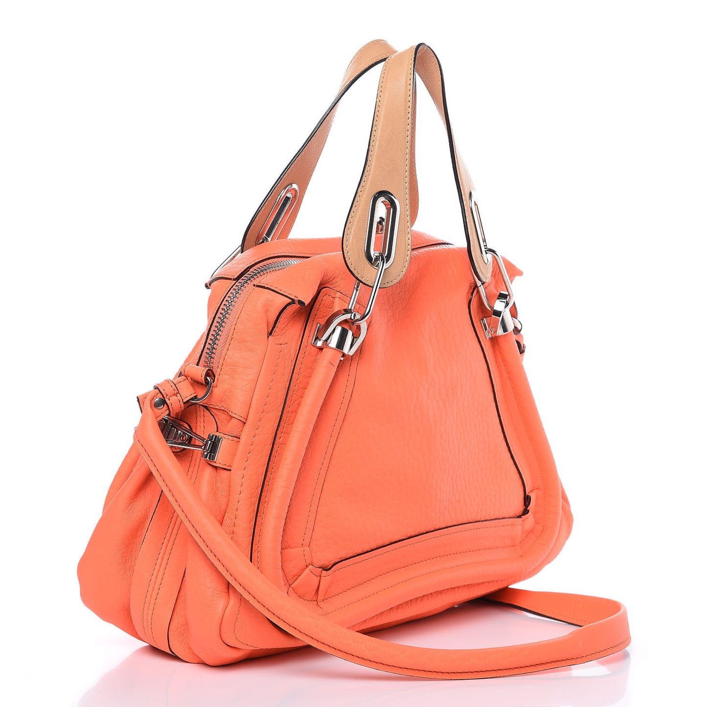 Calfskin Medium Paraty Orange Fizz