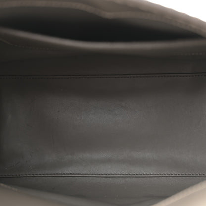 Prada Vitello Tri-Color Medium Sound Top Handle Satchel Grigio Black 5 of 15