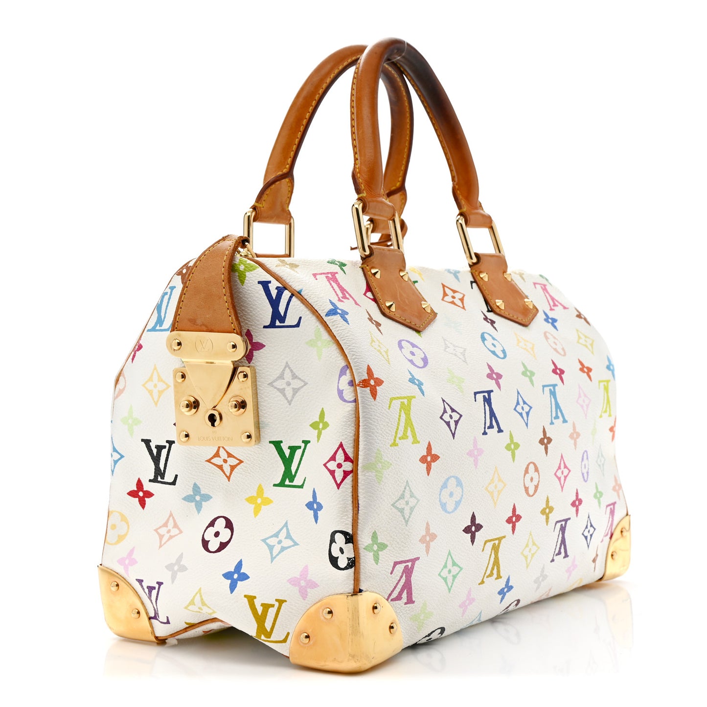 Monogram Multicolor Speedy 30 White