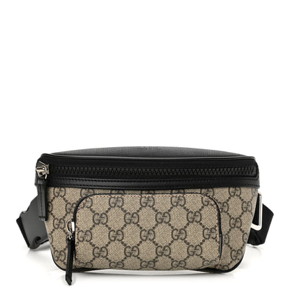 Gucci GG Supreme Monogram Belt Bag Black 1 of 10