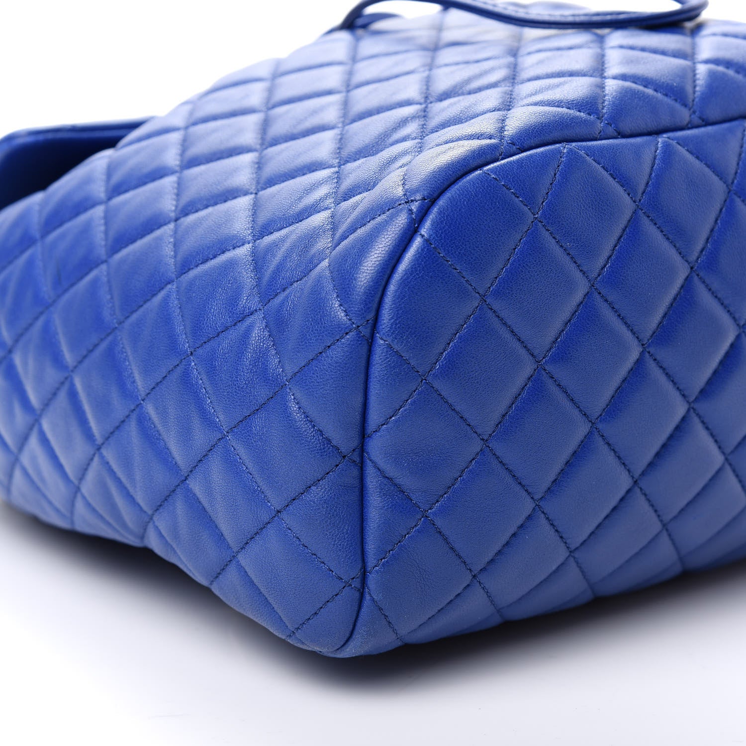 Chanel Lambskin Quilted Large Urban Spirit Backpack Blue 5 of 8