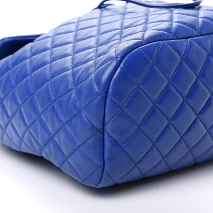 Chanel Lambskin Quilted Large Urban Spirit Backpack Blue 5 of 8