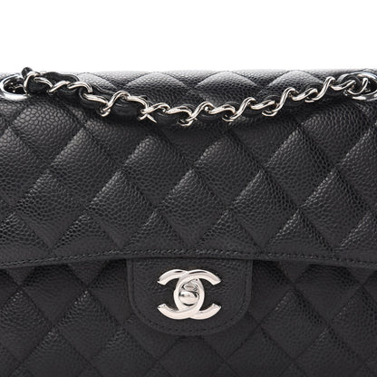 Chanel Caviar Quilted Small Double Flap Black 10 of 11