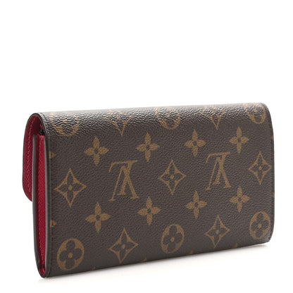 Louis Vuitton Monogram Emilie Wallet Fuchsia 3 of 8