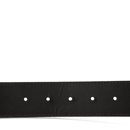 Louis Vuitton Calfskin 40mm LV Initiales Reversible Belt 90 36 Dark Brown Black 3 of 8