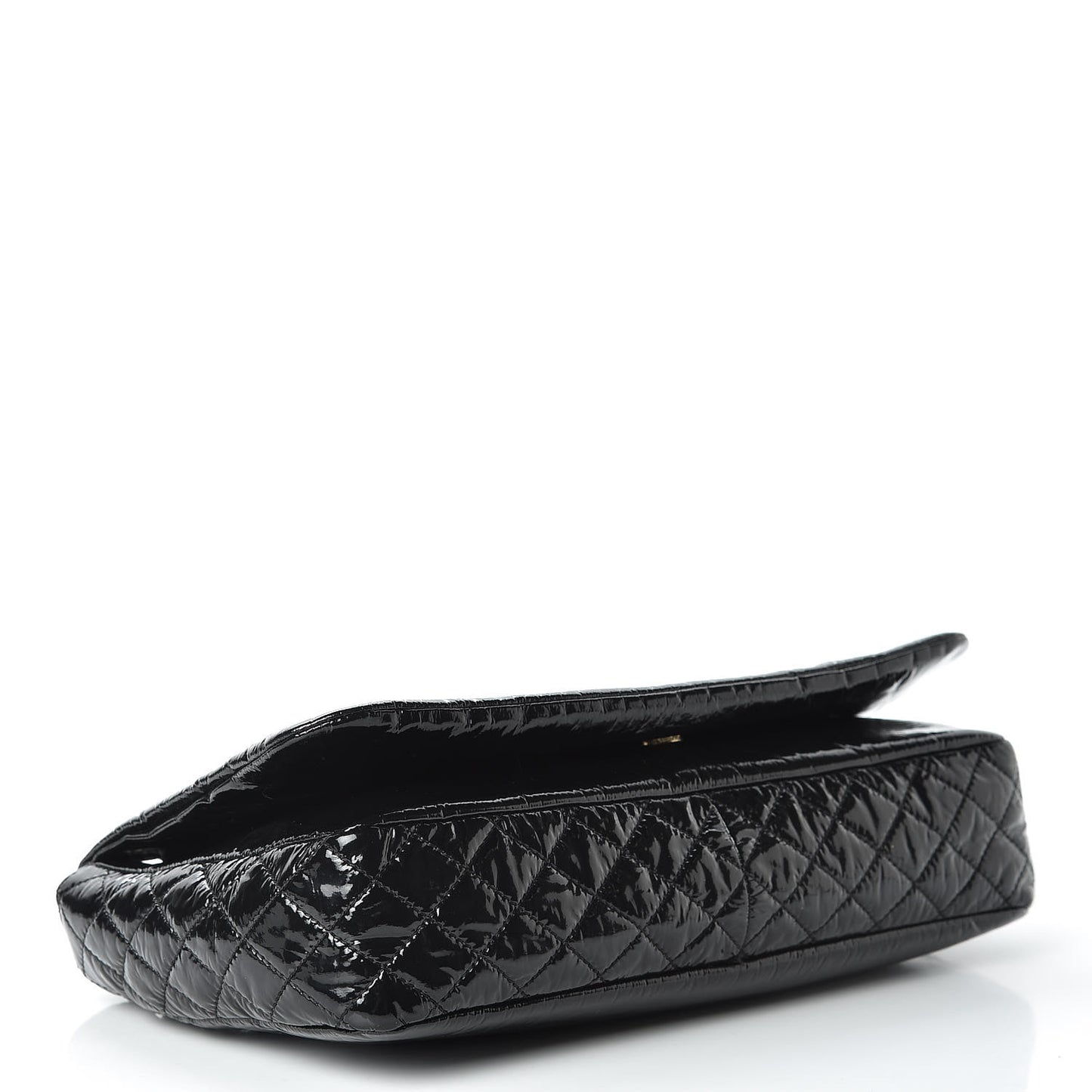 Vinyl Medium Rock and Chain Flap Black