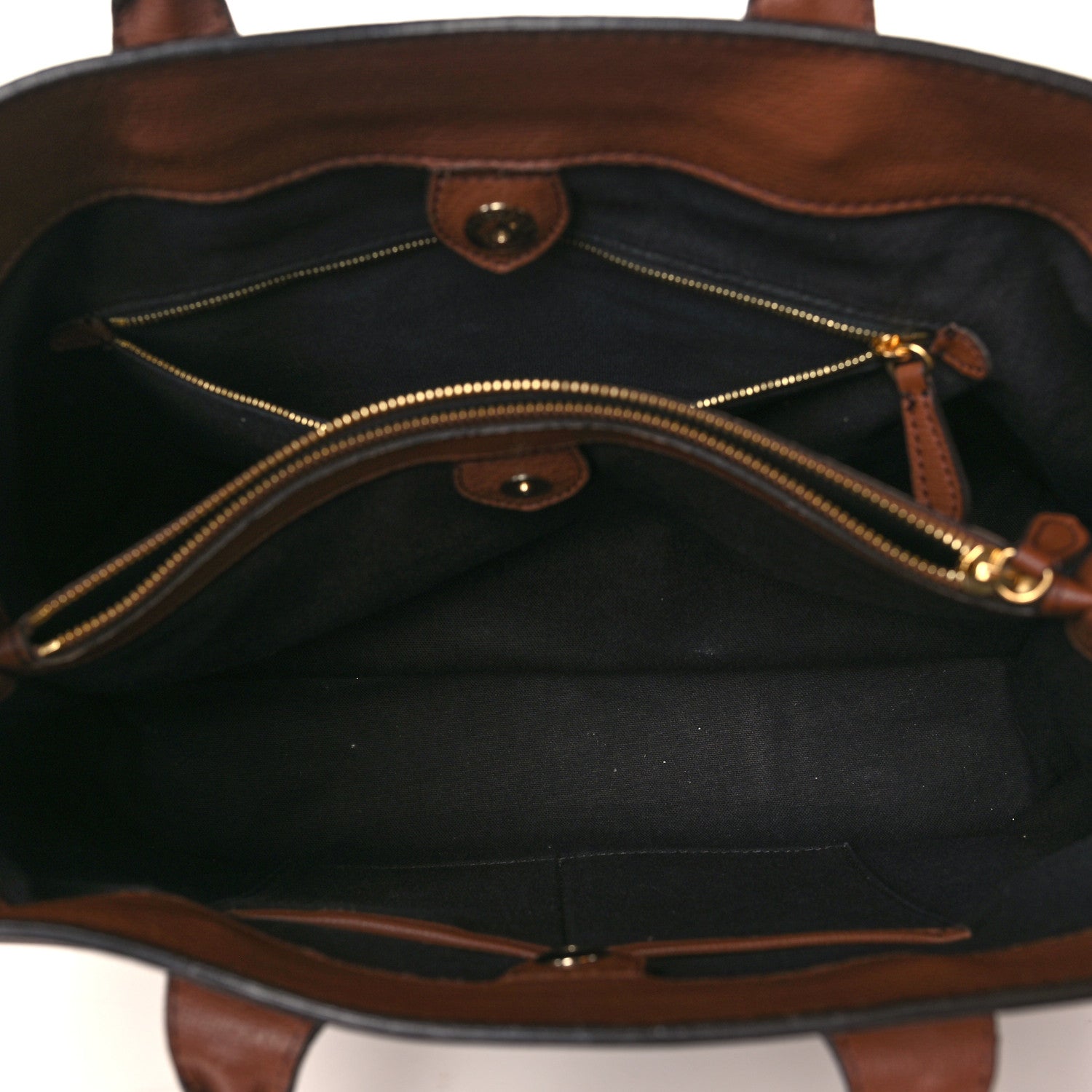 Burberry Grainy Calfskin House Check Large Banner Tote Tan 5 of 11
