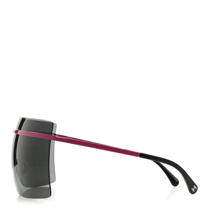 Chanel Metal Shield Sunglasses L3741 Pink 3 of 7